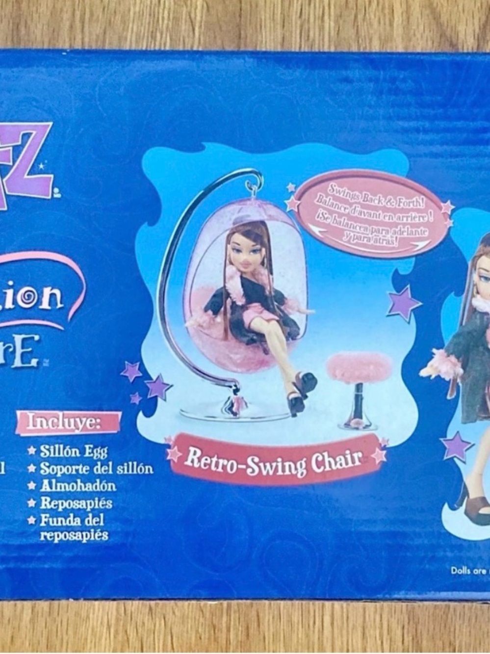 Bratz Funky Fashion Furniture Retro Swing Chair NIB MGA Doll Furniture Pink - Picture 7 of 8
